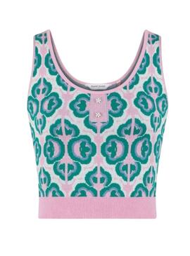 Top Naf Naf Punto Verde para Mujer