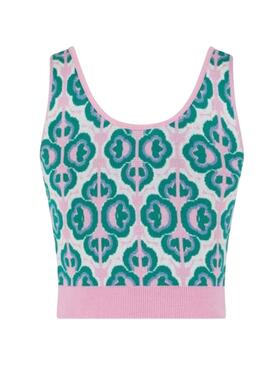 Top Naf Naf Punto Verde para Mujer