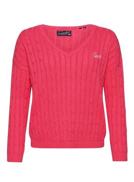 Jersey Superdry Vintage Rosa para Mujer