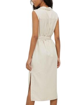 Vestido Pepe Jeans Maggie Beige para Mujer