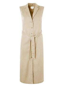 Vestido Pepe Jeans Maggie Beige para Mujer