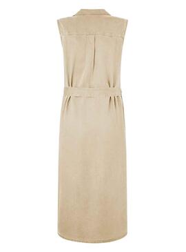 Vestido Pepe Jeans Maggie Beige para Mujer