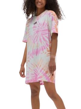Vestido Camiseta Vans Resort Wash Center Vee Mujer