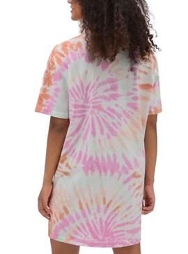 Vestido Camiseta Vans Resort Wash Center Vee Mujer