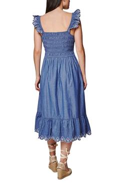 Vestido Vila Milly Azul para Mujer