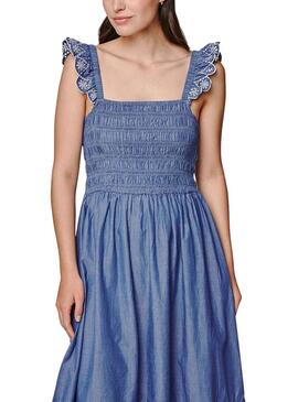 Vestido Vila Milly Azul para Mujer