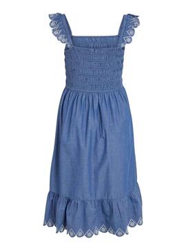 Vestido Vila Milly Azul para Mujer