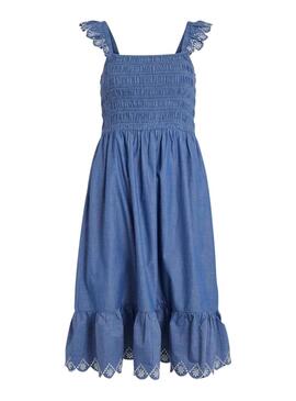 Vestido Vila Milly Azul para Mujer