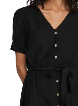 Vestido Vila Prisilla Negro para Mujer