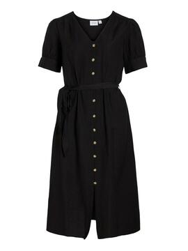 Vestido Vila Prisilla Negro para Mujer