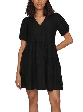 Vestido Vila Prisilla Negro para Mujer