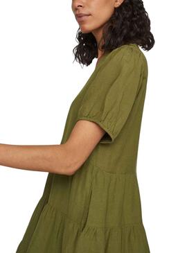 Vestido Vila Prisilla Verde para Mujer