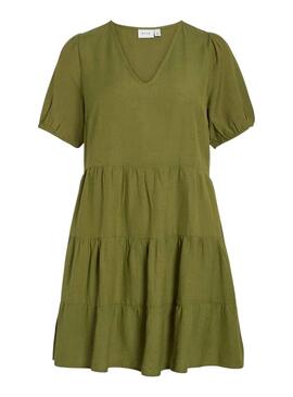 Vestido Vila Prisilla Verde para Mujer