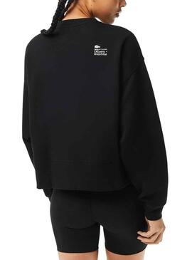 Sudadera Lacoste Style Negro para Mujer