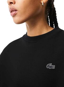 Sudadera Lacoste Style Negro para Mujer