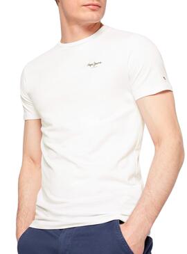 Camiseta Pepe Jeans Jack Beige para Hombre