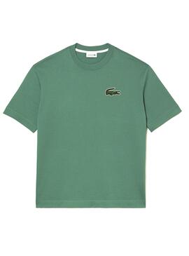 Camiseta Lacoste Loose Verde para Hombre y Mujer