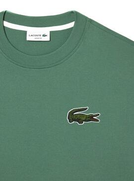 Camiseta Lacoste Loose Verde para Hombre y Mujer