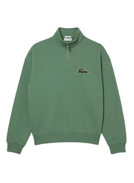 Sudadera Lacoste Half Zip Verde para Hombre Mujer