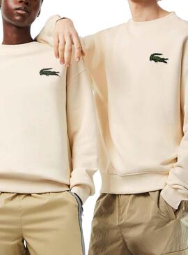 Sudadera lacoste sales hombre blanca