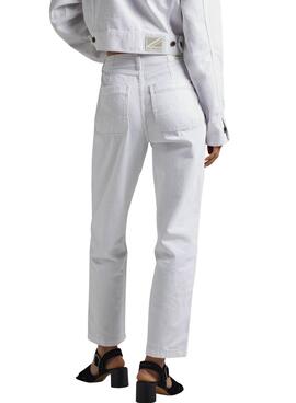 Pantalón Vaquero Pepe Jeans Willow Blanco Mujer