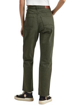 Pantalón Pepe Jeans Celyn Work Verde para Mujer