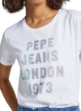 Camiseta Pepe Jeans Agnes Blanco para Mujer