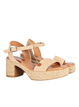 Sandalias Popa Beliche Beige para Mujer