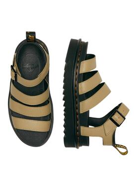 Sandalias Dr Martens Blaire Verde para Mujer 