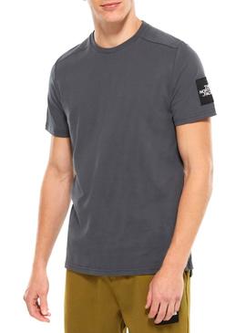 Camiseta The North Face Fine 2 Tee Gris Hombre