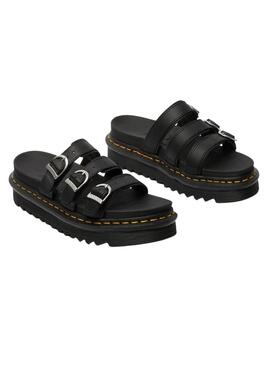 Sandalias Dr Martens Blaire Slide Negro para Mujer