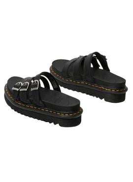 Sandalias Dr Martens Blaire Slide Negro para Mujer