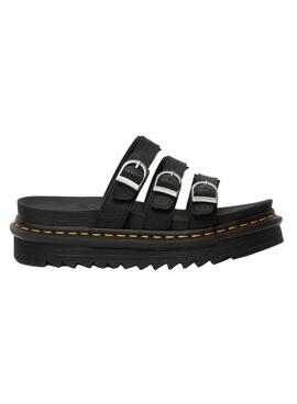 Sandalias Dr Martens Blaire Slide Negro para Mujer