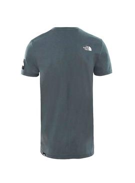 Camiseta The North Face Fine 2 Tee Gris Hombre