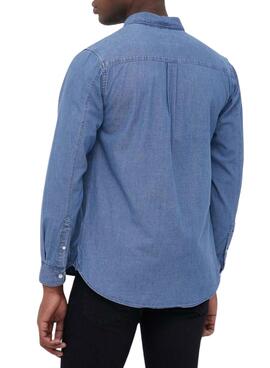 Camisa Pepe Jeans Cranmore Azul para Hombre