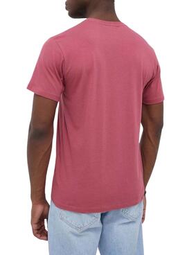 Camiseta Pepe Jeans Eggo Rojo para Hombre