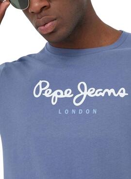 Camiseta Pepe Jeans Eggo Azul para Hombre