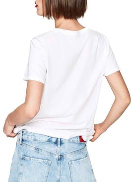 Camiseta Pepe Jeans Elia Blanco Mujer