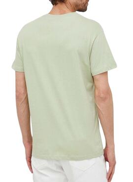 Camiseta Pepe Jeans Eggo Verde Claro para Hombre