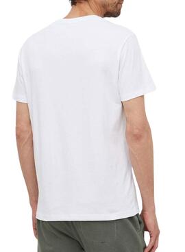 Camiseta Pepe Jeans Oldwide Blanco para Hombre