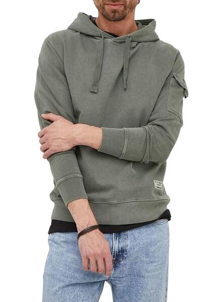 Sudadera Sin Capucha Pepe Jeans Ryan Crew Hombre Verde