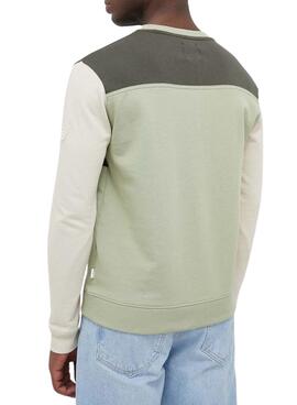 Sudadera Pepe Jeans Marcus Crew Verde para Hombre