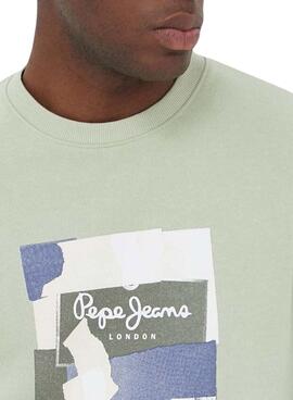 Sudadera Pepe Jeans Oldwive Verde para Hombre