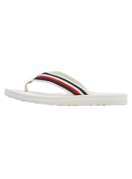 Chanclas Tommy Hilfiger Comfort Blanco para Mujer