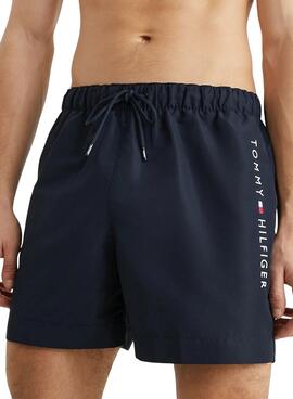 Bañador Tommy Hilfiger Logo Marino para Hombre