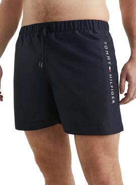 Bañador Tommy Hilfiger Logo Marino para Hombre
