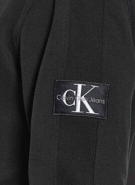 Sudadera Calvin Klein Badge Negro para Hombre