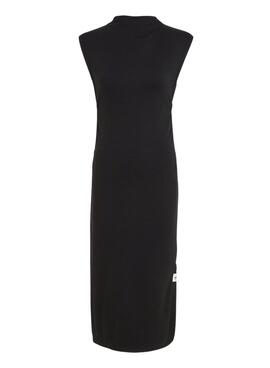 Vestido Calvin Klein Mock Negro para Mujer