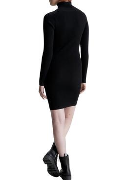 Vestido Calvin Klein Badge Roll Negro para Mujer