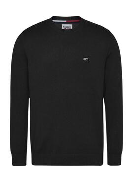 Sudadera Tommy Jeans Light Negro para Hombre
